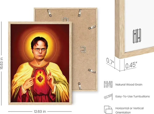 Vista 3 de HAUS AND HUES The Office Dwight Schrute - Póster de arte de pared para programas de televisión, carteles divertidos, mercancía