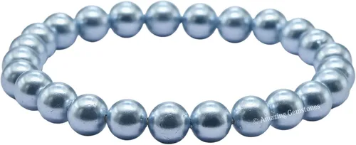 Vista 884 de Amazing Gemstone Crystal Bracelet for Women Men's Gifts - Protection Healing Crystal Bracelet - 8mm Gemstone Beaded Stretchable Bracelet Pulseras