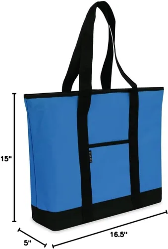 Vista 10 de Everest Bolso de la compra del equipaje, Negro -, Bolsa de compras, negro