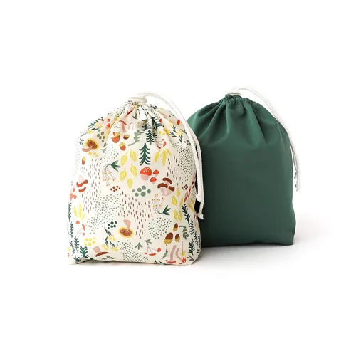 Vista 21 de Esembly Ditty Bag Duo - Bolsas húmedas reutilizables impermeables para pañales de tela, trajes de baño, artículos de tocador y aperitivos, juego
