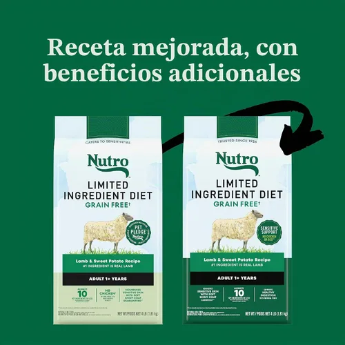 Vista 2 de Nutro Alimento seco para perros con ingredientes limitados, cordero