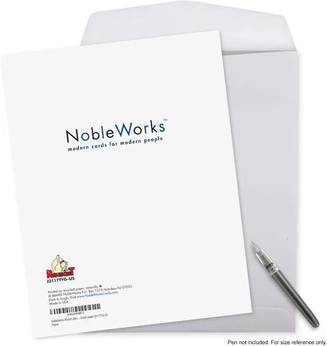 Vista 7 de NobleWorks - 1 tarjeta de agradecimiento para profesores escolares jumbo de Estados Unidos, todos con sobre (8.5 x 11 pulgadas) - Tarjeta de notas
