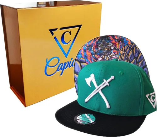 Vista 163 de Capiche - Gorra de visera plana de serie especial, talla única, unisex, hombre, más de 99 diseños