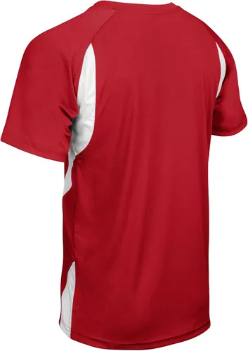 Vista 2 de CHAMPRO Camiseta de béisbol y sóftbol de 2 botones Wild Card para hombre