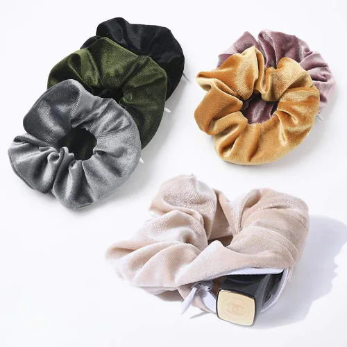 Vista 13 de Scrunchies de bolsillo con cremallera oculta