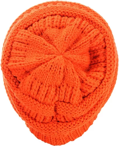 Vista 366 de C.C Trendy Warm Chunky Soft Stretch Cable Knit Beanie