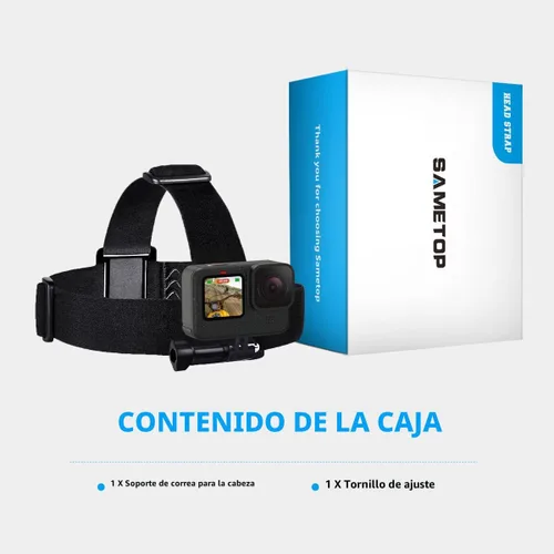 Vista 7 de Soporte de correa de cabeza para GoPro