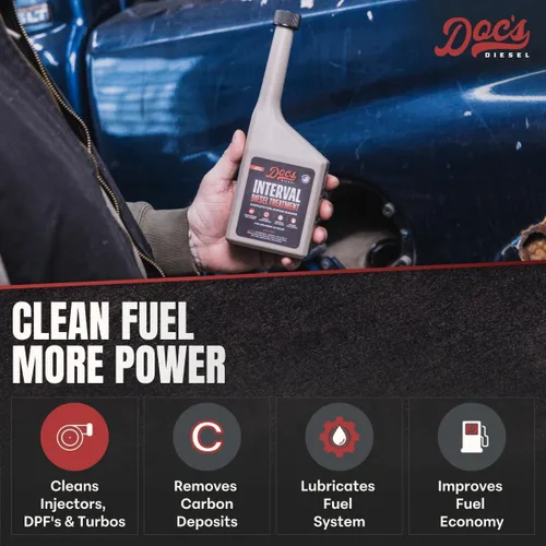 Vista 3 de Doc's Interval Diesel Treatment - Limpiador de inyector concentrado, CP4 Limpia profundamente los inyectores y el sistema de combustible