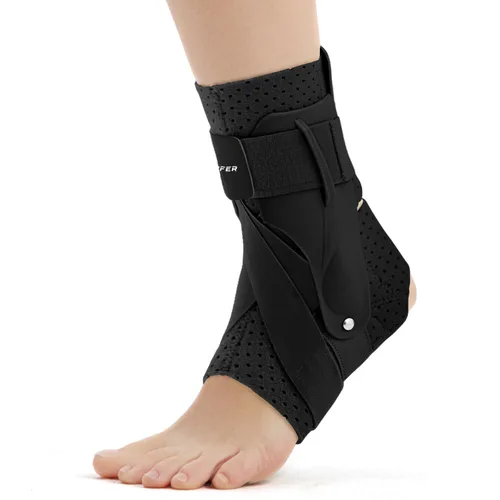 Vista 7 de Hocafer Tobillera Izquierda para Hombre y Mujer - Soporte de Tobillo para Esguince de Tobillo para Aquiles, Tendón, Esguince, Recuperación