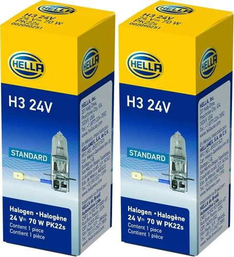 Vista 10 de HELLA H3 - Kit de ampolla doble de 2.0 TB de alto rendimiento, 12 V, 55 W, paquete de 2