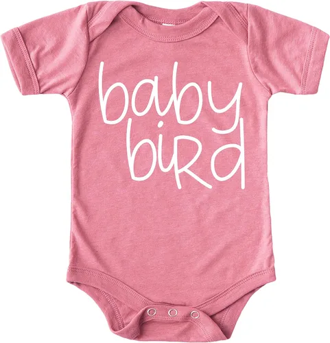 Vista 2 de Camisa de mamá pájaro y body de bebé para mamá y yo trajes a juego