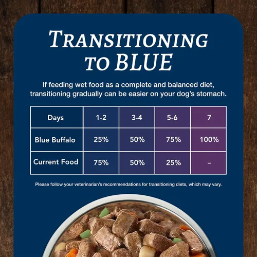 Vista 8 de Blue Buffalo Family Favorites - Alimento húmedo para perros adultos, hecho con ingredientes naturales, pastel de pastor, lata de 12.5 onzas