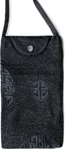 Vista 4 de Bolso de seda del teléfono celular del Crossbody de seda de la terapia con la correa del hombro
