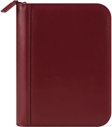 Vista 10 de FranklinCovey - Carpeta con anillas FC Signature para planificadores FranklinCovey De cuero - Carpeta con cremallera (compacta, negra)