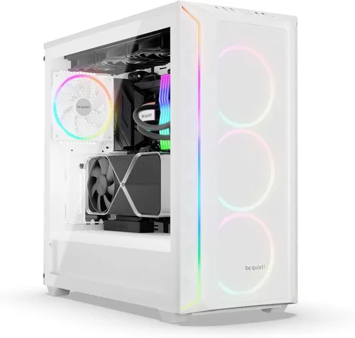 Vista 5 de be quiet! Shadow Base 800 FX - ARGB - Ventiladores PWM de 140mm con 4 Alas de Luz - Carcasa para PC gamer Mid-Tower - Soporte para radiadores