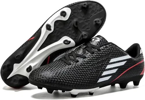 Vista 2 de TOLLN Hombres Firm Ground Outdoor Soccer Cleats Youth Football Shoes