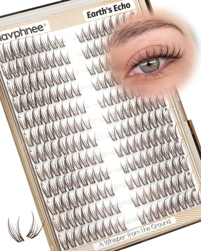 Vista 23 de Extensiones de pestañas en racimo naturales DIY, extensiones de pestañas en racimo con curva C, extensiones de pestañas en racimo para ojo de gato
