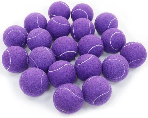 Vista 12 de URBEST Pelota de tenis avanzada, paquete de 20 unidades, pelotas de tenis de entrenamiento para jugadores novatos, pelotas de juego para perros