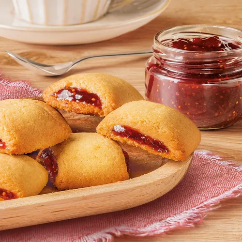 Vista 5 de Mulino Bianco Settembrini 10.58oz (300g) - Auténticas galletas italianas con relleno de higos - Perfecto aperitivo o compañero de café - Hecho