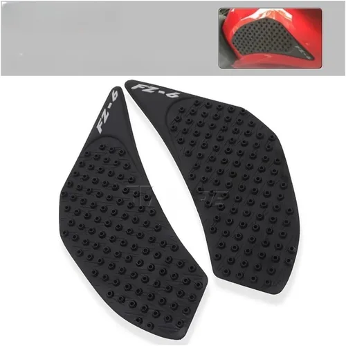 Vista 2 de Tank Pad Sticker for Yam&aha FZ6 FZ 6 2006-2010 Motorcycle Gas Tank Traction Pads Fuel Tank Grips Side Stickers Knee Grips Protector