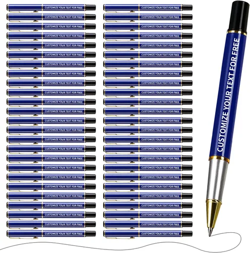 Vista 6 de ¡Haz tu marca con bolígrafos personalizados! Obtén bolígrafos personalizados con grabado de nombre a granel, perfectos para eventos, regalos o uso