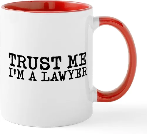 Vista 45 de CafePress Trust Me I'm A Lawyer - Taza de café