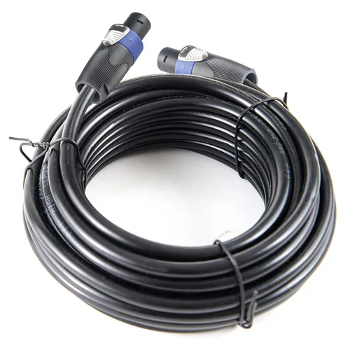 Vista 6 de Cables de audio profesionales de calibre 12 a Speakon de 15 pies - Cables de audio de 12 AWG de 15 pies - Paquete de 2
