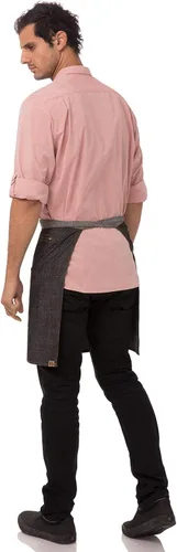 Vista 3 de Chef Works Unisex Manhattan Half Bistro Apron