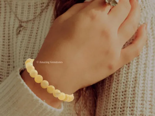Vista 515 de Amazing Gemstone Crystal Bracelet for Women Men's Gifts - Protection Healing Crystal Bracelet - 8mm Gemstone Beaded Stretchable Bracelet Pulseras