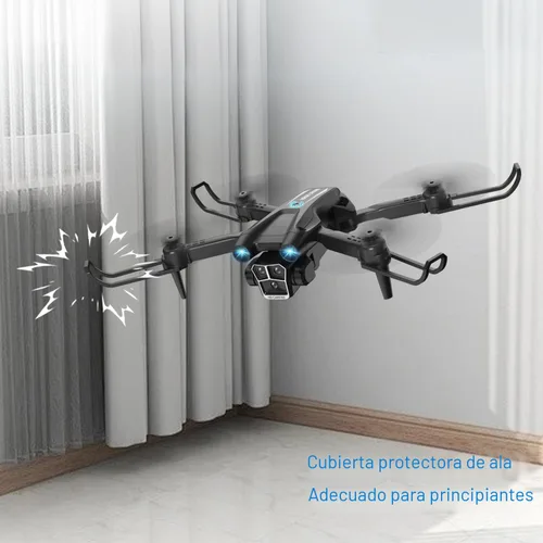 Vista 7 de Dron con cámara 1080P HD, mini dron para principiantes, niños y adultos, cuadricóptero RC con 2 baterías, estuche de transporte, vuelo estable