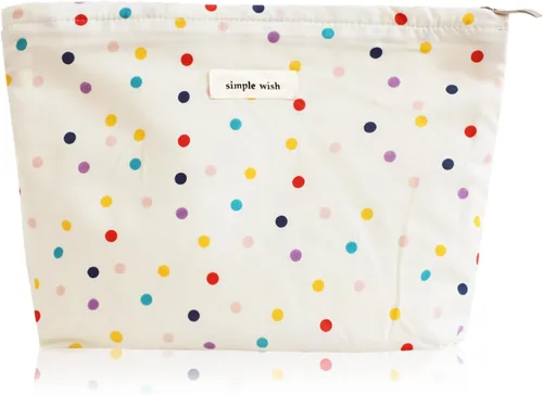 Vista 25 de Wudygirl Bolsa de maquillaje de lona para mujer, organizador estético de maquillaje, bolsa de maquillaje de viaje, bolsa de aseo para bolso, bolsa