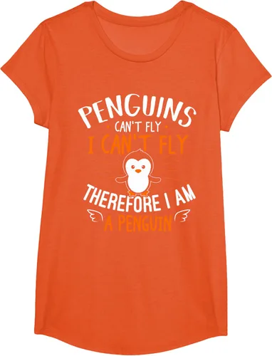 Vista 42 de Penguins Can't Fly Shirt - Camiseta de regalo para amantes de los pingüinos, Azul Azul Marino