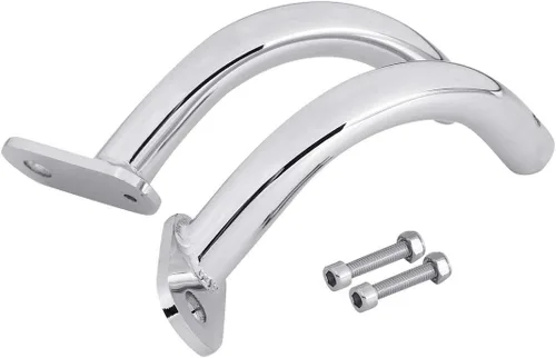 Vista 6 de TCT-MOTORPARTS Soporte de protección de alforja para Harley Electra Glide FLHT FLHTC FLHTCU 97-08 Cromado