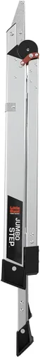 Vista 11 de Escaleras Little Giant Jumbo Step, taburete plegable de 3 pasos, 2.2 pies de aluminio, con plataforma, pasamanos y bandeja para herramientas