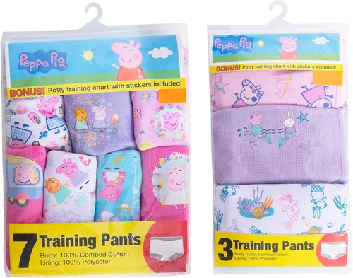 Vista 5 de Peppa Pig Paquete múltiple de pantalones de entrenamiento para bebé