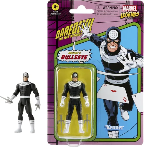 Vista 2 de Hasbro Marvel Legends 3.75 pulgadas Retro 375 Collection Bullseye figura de acción de juguete