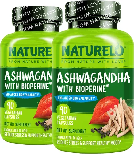 Vista 9 de NATURELO Ashwagandha - Polvo de raíz orgánica, suplemento de hierbas naturales para la fatiga, alivio del estrés, potenciador del estado de ánimo