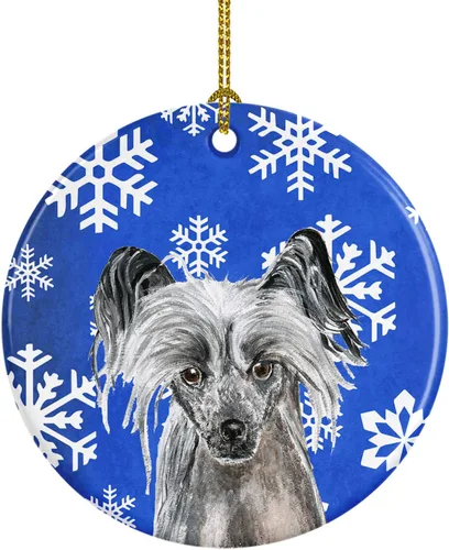 Vista 6 de Caroline's Treasures Cavalier Spaniel - Adorno de cerámica para colgar en el árbol de Navidad, para el hogar, Navidad, fiestas, regalo, 3 pulgadas