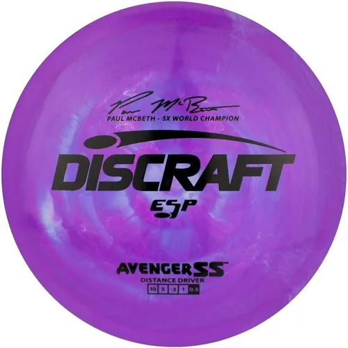 Vista 2 de Discraft Paul McBeth Signature ESP Avenger SS Disco de golf Distancia [Los colores pueden variar]