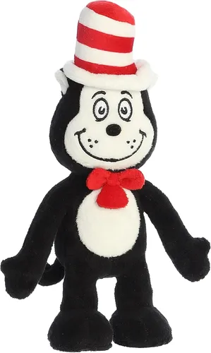 Vista 2 de Aurora® Whimsical Dr. Seuss™ - Animal de peluche con armadura de gato en el sombrero, con licencia oficial para juegos imaginativos, perfecto