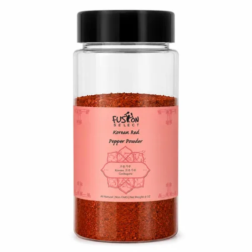 Vista 9 de Fusion Select Polvo de pimienta roja coreana de 12 onzas, copos de chile