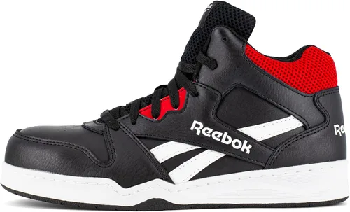 Vista 9 de Reebok Bb4500 - Zapatos deportivos de trabajo para hombre, diseño con puntera de seguridad y caña alta, Negro, 11 Wide