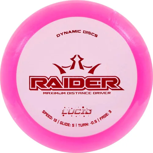 Vista 3 de Discos dinámicos Glimmer Lucid Ice Raider Disco de golf Distancia [Los colores variarán]