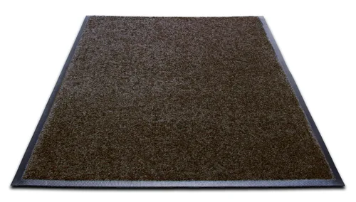 Vista 72 de Guardian Platinum Series Tapete Limpiador de Piso Interior, Goma con Alfombra de Nailon, 4'x17', Marrón