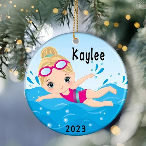 Vista 11 de Adorno de baile de bailarina personalizado, regalo de ballet de Navidad para niña, regalo de Navidad para bailarina