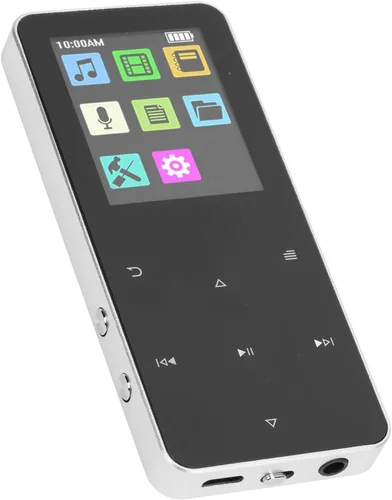 Vista 5 de Reproductor de MP3 de alta fidelidad, 1.8 pulgadas TFT pantalla táctil reproductor MP3 con auriculares para grabación (4GB)