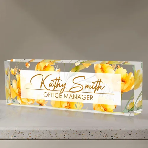 Vista 33 de Placa de nombre personalizada para escritorio, placa de nombre de escritorio personalizada, placa de nombre acrílica, accesorios de escritorio