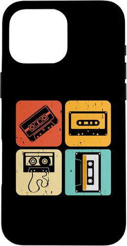Vista 19 de Cassette Tape Music 70s 80s 90s Retro Playlist Case for iPhone 17
