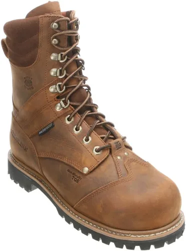 Vista 2 de Carolina Metpro Hardrock Comp Toe Hombre Marrón Oscuro