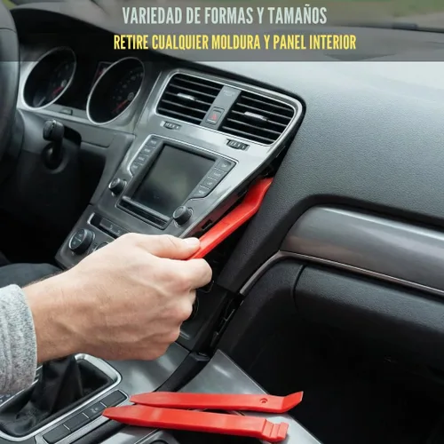 Vista 6 de Sunplustrade juego de panel de puerta para autos de 11 piezas con herramientas de remoción